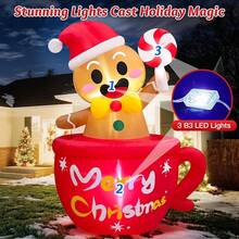 Artificial Snow & Snowflakes - 183CM-hot Cocoa - View 10