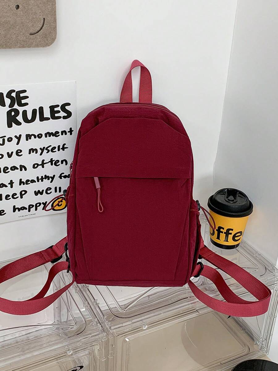 Multipurpose Small Backpack - Kırmızı - Görünüm 1
