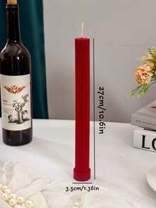 Christmas Aromatherapy Candle Center Decoration, Multiple Home Decoration Candles, Wine Red Christmas Slender Candles, Suitable For Christmas Gift Decoration, Women's Gifts, Close Friend Gifts, Winter Gifts,Scented Candle Christmas Decorations Room Decor, Christmas Gifts - Burgundy - View 23