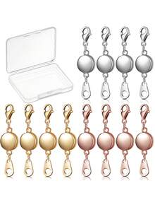 Magnetic Necklace Clasps And Closures - Round Bracelet Extender Clasps For Jewelry Making