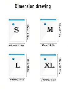 10/9/5/1真空收纳袋 旅行压缩袋 透明压缩袋 夏季衣物收纳袋 PVC防水收纳袋 防虫防霉收纳袋 - 彩色 - 查看 11