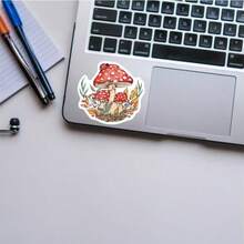 Cartoon Mushroom Graffiti Stickers - Creative Cute Waterproof Graffiti Stickers For Luggage & Water Cup Decoration