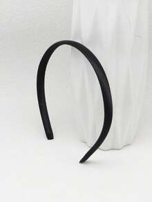 1件时尚简约女士发箍，迷人发饰，化妆配饰 - 黑色 - 查看 1
