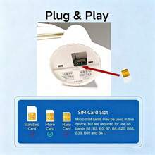 Compact White 5G WiFi Adapter With Cylindrical Design, Multi-Band Support (B1/ B3/ B5/ B7/ B8/ B20/ B38/ B39/ B40/ B41), USB-Powered, SIM/Broadband Dual-Mode - Ideal Home Internet Solution