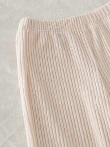 3pcs Girls Casual Fluffy Hooded Long Sleeve Jacket, Solid Color Long Sleeve Top And Pants Set, Autumn/Winter - Coffee Brown - View 10