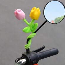 1 Piece Of Decorative Bouquet For Bicycles, Cute Bicycle Accessories -3 Colors To Choose From, Novel And Unique Bicycle Decoration, Suitable For Bicycles, Motorcycles, Electric Bikes And Home Decoration, Also A Holiday Gift