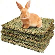 Large Woven Rabbit Nest, Handmade Foldable Hide-Away House, Suitable For Guinea Pigs, Rabbits, Ferrets, Breathable Play Bed - Multicolor - View 6