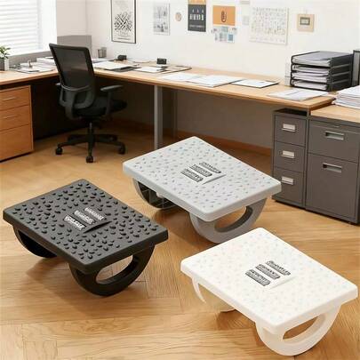 1 chiếc máy mát xa chân lắc lư điều chỉnh độ cao, thiết kế công thái học, thích hợp cho văn phòng/phòng học/phòng khách, giúp giảm mệt mỏi, là món quà ngày lễ hoàn hảo cho lãnh đạo và người thân.