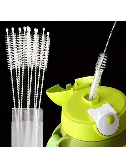 Cup Straw Cleaning Brush, Reusable Straw Cleaner Fits 40/30/20 Oz Tumblers, 30mm Diameter Pipe Cleaner Suitable For Water Bottles And Straws, For Outdoor, Camping