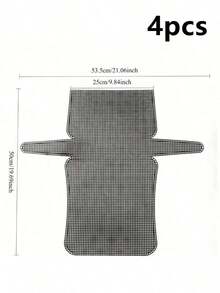 1 件/1 套 DIY 黑色塑料网状帆布片，用于制作钩针编织袋 - 带圆点图案的空白刺绣和针绣帆布，用于斜挎包的耐用工艺材料，针织项目，DIY 配件，斜挎包创作，钩针编织用品，刺绣帆布 | 耐用工艺材料 | 圆点图案帆布，斜挎包用品 - 黑色 - 查看 7