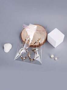 100/200个随机透明玻璃纸袋，自粘OPP袋，塑料礼品包装袋，适用于珠宝、派对礼品、糖果、工艺品等。 - 白色 - 查看 2