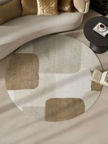 1pc Soft Faux Wool Rug, Minimalist Rectangular Carpet, Soft & Comfortable, Bedroom Rug, Bedroom Decor Rug, Bedside Decor Rug, Washable, Home Decor Faux Wool Rug, Holiday Decor Rug