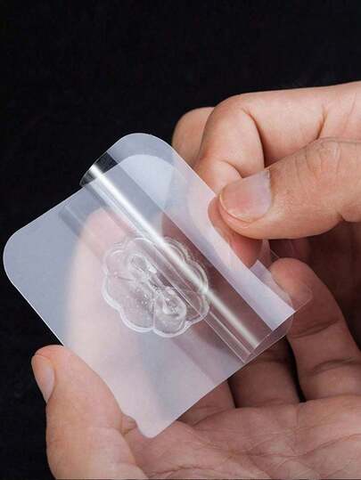 Garage Hook Strong Adhesive Wall Sticker, Transparent Seamless Wall Hanging Hook, Peel And Stick Hook, No Drilling, Suitable For Keys, Bathroom, Shower, Outdoor, Kitchen, Doors, Home Decor, Practical