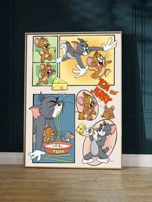 WB 1pc Unframed, Canvas Poster Modern Canvas Poster Decoration Poster Modern Room Decor, Home Decor, Bedroom Decor, Interior Decor, Wall Decor Unique Gift Idea Ready To Hang