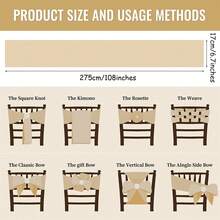 8/12/16 Stücke Champagner Satinschärpe Schleife, geeignet für Hochzeit, Party, Babyparty, Geburtstag, Weihnachtsdekoration