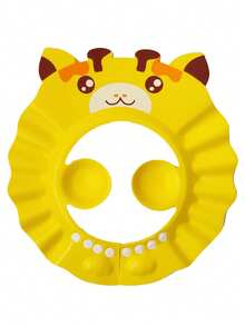 1pc Adjustable Waterproof Baby Shower Cap, Infant Bathing Hair Wash Shield - Multicolor - View 5