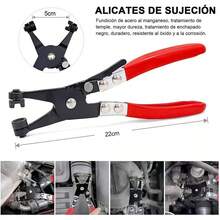 Abrazaderas de Manguera 115 Piezas con Alicate de abrazadera de Manguera de Resorte Kit de Surtido de Sujetadores de Tubería - 1 - Ver 9