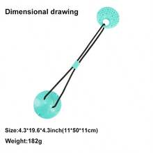 2pcs/1pc Pet Anti-Bite Suction Cup Tug Toy, Cleans Teeth And Prevents Food Leakage, Interactive Toy - Multicolor - View 11