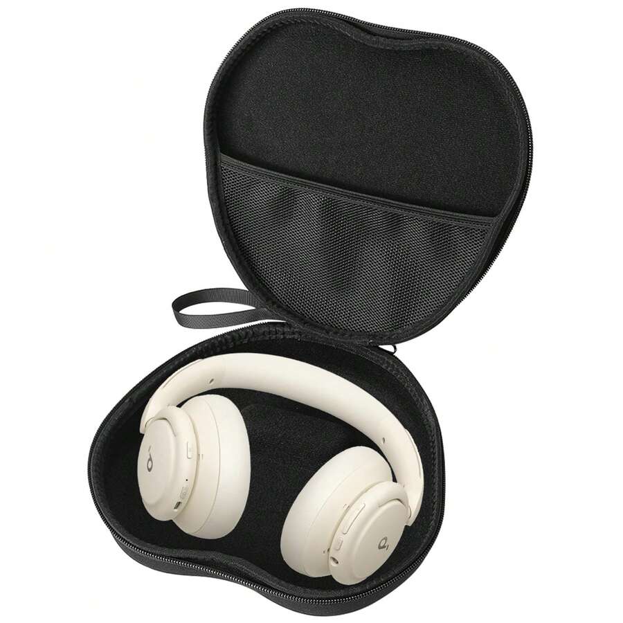 Estuche para auriculares SoundCore Live Q30i, bolsa de almacenamiento EVA para auriculares inalámbricos Bluetooth con bolígrafo de limpieza