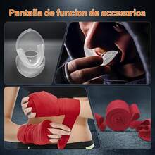KIROGILY Guantes Box, Guantes de Box para Hombres y Mujeres de 12-14-16 oz, Guantes de Boxeo Adecuados para Artes Marciales Sparring. Incluir Protector Bucal, Correas Boxeador, Bolsa Almacenamiento - 14 onzas - Ver 9