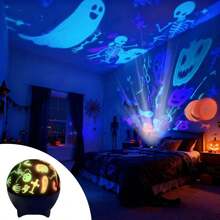 1pc USB Powered Black Atomic Bomb Star & Moon Creative Starry Sky Projection Lamp, Room Decor Projection Light, Dynamic Star & Moon Universe, Suitable For Bedroom, Living Room, KTV, Office, Bar, LED Projection Lamp, Also A Great Gift