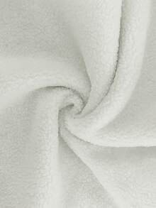 Women's Loose Elegant Casual Slouchy Stand Collar Sweatshirt Top, Autumn/Winter - Beige - View 8