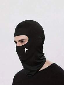 2 piezas de diseño especial con patrón de cruz universal, máscara multifuncional de estilo graffiti punk para protección solar, pasamontañas, máscara de cara completa, adecuada para ciclismo, esquí, senderismo, pesca y diversos deportes al aire libre, a prueba de viento y transpirable, el mejor regalo para las vacaciones.