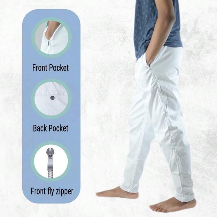 EPSCY Pajama Pants For Men - Relax In Style Lounge Pant – Breathable Sleep Pant With Drawstring And Pocketshalloween - White - View 5