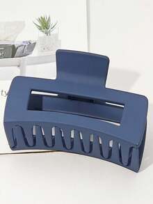 1 Stück/2 Stück/3 Stück Minimalistische hochwertige elegante quadratische Kunststoff Haarklammern für Damen, vielseitig für den täglichen Gebrauch und die Verwendung unter der Dusche, Winterhaaraccessoires, modische Haarspangen