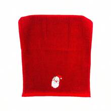1/3/4 Christmas Decorative Handkerchiefs With Embroidered Santa Claus, Reindeer And Snowman - Kitchen And Bathroom Towels, Household Cleaning Supplies, Holiday Decorations, Seasonal Designs, Durable Fabrics, Popular With Gift Buyers - Multicolor - View 8