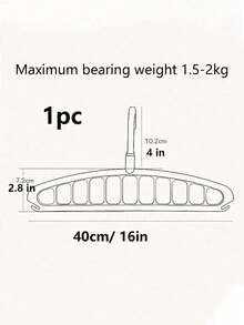 1/2 chiếc giá treo quần áo gấp gọn 11 lỗ, hệ thống lưu trữ quần áo treo di động bằng nhựa chống trượt đa năng, móc treo quần áo thần kỳ tiết kiệm không gian cho áo nữ, quần, quần áo mùa đông, váy, cà vạt và thắt lưng, giúp sắp xếp nhà cửa, trang trí phòng ngủ, đồ dùng gia đình, phụ kiện phòng ngủ, lưu trữ trang sức. - Nhiều màu - Xem 9