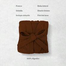 de Bao para HombreMujer, Algodn, Unitalla, ultra absorvente y ultra suave, para el hogar, de spa, para natacin - Talla única + chocolate - Ver 4