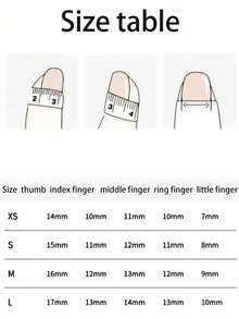 10pcs Classic French Nude Color Nail Stickers, Handmade Y2K Style Nail Stickers, Nail Wraps, Press-On Nails Nail Supplies - White - View 5