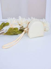 1pc Mini Backpack Keychain With Wrist Keychain Cute Cosmetic Bag For Women PU Leather Makeup Bag Key Pocket Lipstick Bag Coin Bag Data Cable Organizer Zipper Pouch Wallet Mini Wallet Purse Wallet Wristlet Wallet Card Wallet