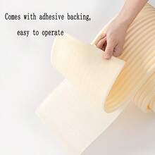 1pc Set Cycleader Soft Edge Wall Paper, 3D Texture, Removable, Waterproof, Easy To Clean, For Corner, Desk, Wall Protection