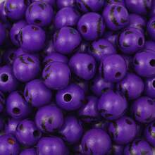 10pcs Multicolor Round Pumpkin, Bat, Skull, Ghost, Spider Web Shaped Wooden Beads, Halloween Themed Decorative Beads, Spacer Beads, For DIY Bracelets, Necklaces, Earrings, Anklets, Keychains, Backpack Chains, Christmas, Thanksgiving, Back To School, Birthday Gifts, Room Party Decor