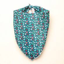 1 pieza/3 piezas Árbol de Navidad y Papá Noel ajustables, Pañuelo triangular para perros con estampado de copos de nieve - Adecuado para mascotas pequeñas y medianas, de poliéster lavable a máquina, cómodo para todas las estaciones, Disfraz navideño para perros, ideal para Navidad y todo el año