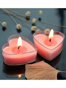 10pcs Valentine's Day Scented Candles For Weddings, Parties And Valentine's Day Confessions