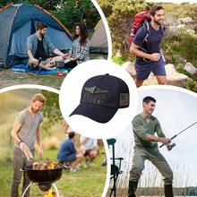 Gorras De Bisbol para Hombre, Gorras De Algodn para Sol Proteccin para, Deportes, Viajes, Playa Y Exteriores - G + Gris - Ver 5