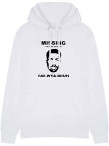 Men Zip-Up Hoodies - White - View 3