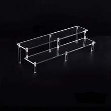 40 厘米/15.7 英寸亚克力展示架，楼梯形展示架，适用于婚礼和派对甜点、蛋糕和糖果、厨房、圣诞礼物 - 無色 - 查看 10