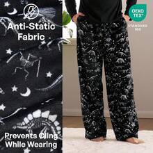 Mens Pajama Pants Soft Flannel Fleece Pajama Bottoms Sleep & Lounge Pants With Pockets And Drawstringhalloween - 恐龍 - 查看 10