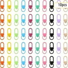 5/10/15/20/25/30/35/40/45/50pcs Metal Lobster Claw Clasp, Swivel Quick Snap Hook Keychain Findings For DIY Crafts, Keychain Making, Jewelry Making Accessories