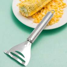 Stainless Steel Corn Peeler Serrated Corn Stripper Peelers Cob Shaver Planer Thresher Cutter Kitchen Fruit Vegetable Gadget Tool