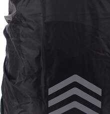 VINGVO Funda Impermeable para Mochila, Impermeable, Ligera, Color Negro, Fácil de Guardar para Viajar (XL (para 60-70L) - 1 - Ver 4
