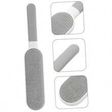 1 件双面宠物毛发去除刷，手动除毛器，宠物猫狗毛发清洁去除刷，手动静电粘合宠物毛发除尘刷，适合猫狗主人、多宠物家庭、宠物美容店、可重复使用的衣物毛发去除器，适用于衣服、床上用品、沙发、家具、地毯、家庭清洁工具、宠物清洁用品、宠物清洁配件