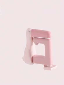 1 pezzo Gancio da parete a forma ovale in acciaio inossidabile con finitura, in materiale plastico, a forma di elefante, antiscivolo, singolo, per appendere borse e accessori