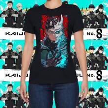 Playera Unisex con Estampado de anime Kaiju8 Kafka | Diseño Urbano y Comodo | Streetwear, Festivales y Uso Diario | Algodón Peinado y Corte Holgado  | Ideal para Outfits Casuales, Fiestas o Regalos | Hombre y mujer - Negro - Ver 6
