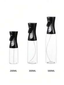 1pc Oil Spray Bottle, High Pressure Spray Bottle, Ultra Fine Water Mist Refilling Bottle, Oil Sprayer Dispenser, Refillable Spritzer Bottle, Household Kitchen Barbecue Olive Oil Spray Bottle, Fat-Reducing Meal Spray Oil Artifact, Travel Transparent Portable Spray Bottle