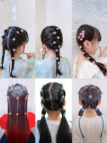 10 Cute Little Flower Hair Clips For Girls - Perfect For Parties And Holidays, Ideal For Gifts